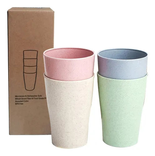 Set de Vasos Redondos x 4 - Colores