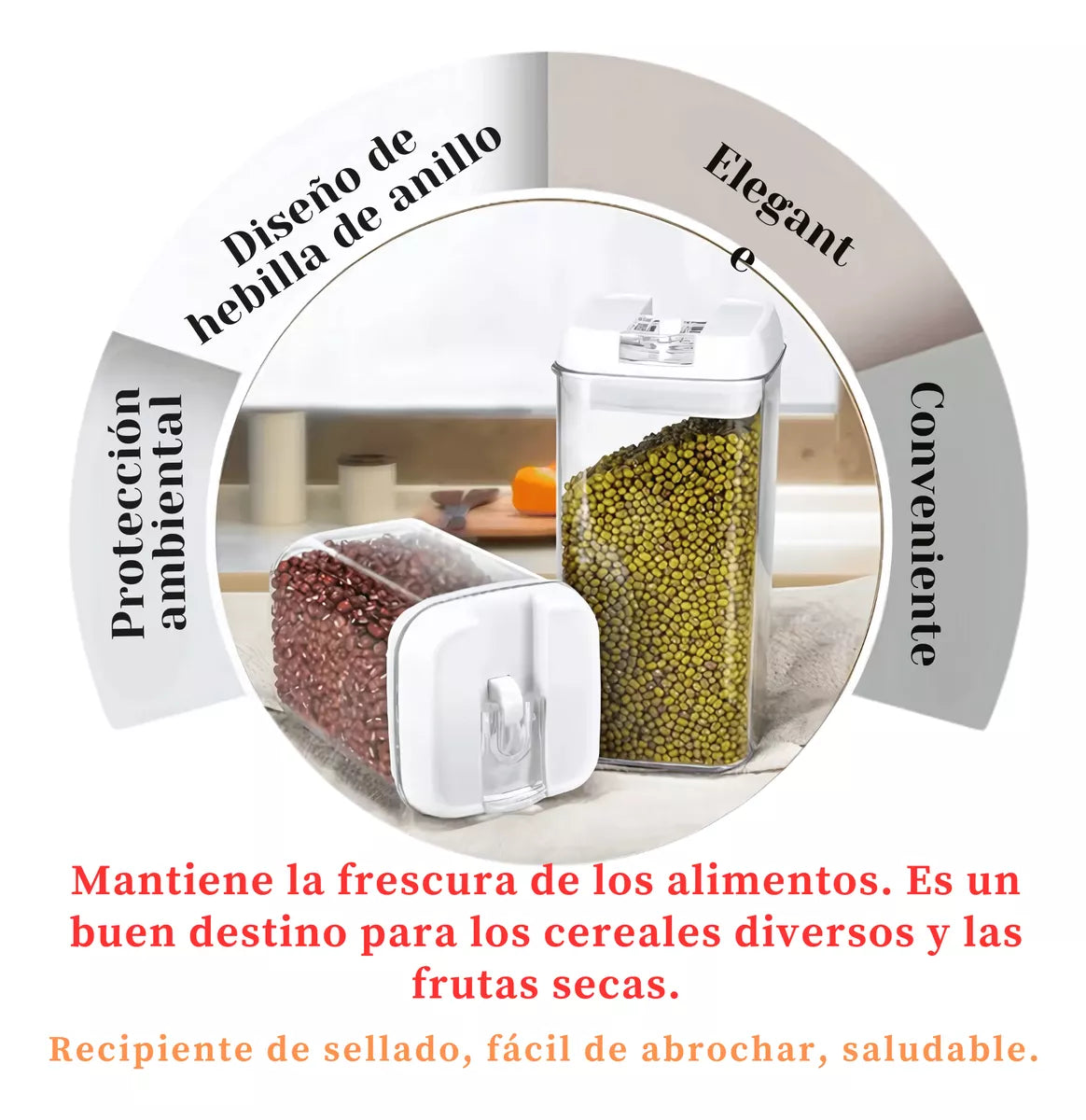CajaFresca: Set de 7 Recipientes Herméticos