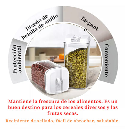 CajaFresca: Set de 7 Recipientes Herméticos