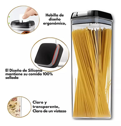 CajaFresca: Set de 7 Recipientes Herméticos