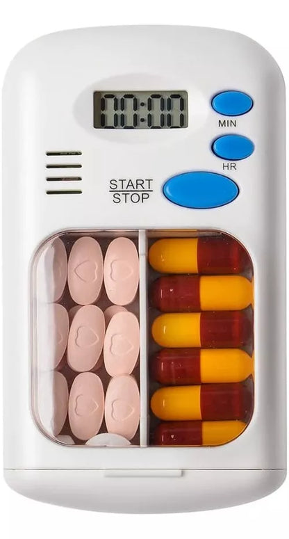 MediTime® – Pastillero Digital con Alarma